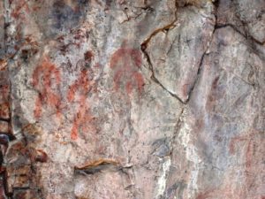 El Mayulon - Ruta de las Pinturas rupestres de Librán - Detalles de pinturas rupestres